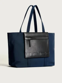 SHOPPER NYLON DAILY MARINEBLAUW